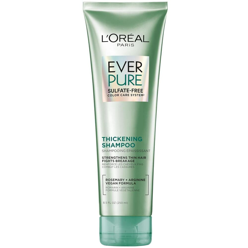 L’Oreal Paris EverPure Thickening Shampoo Sulfate Free Thin Hair Rosemary 8.5oz